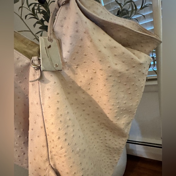 Furla Elisabeth Ostrich hobo bag %100 percent leather - Picture 7 of 16